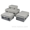 13 Sizes Stainless Steel Clip Buckle Type Clear Cover IP67 Plastic ABS NEMA Box With Hinged Lid wall mount enclosure